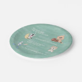 美しいベビーの童謡 ペーパープレート (アングル)