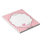 美しいベビーシャワーカスタムノートパッド ノートパッド (アングル)