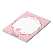 美しいベビーシャワーカスタムノートパッド ノートパッド (回転)