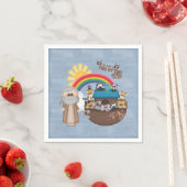 美しいベビーノアズアーク スタンダードカクテルナプキン (インサイチュ)