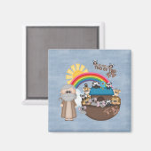 美しいベビーノアズアーク マグネット (正面/裏面)