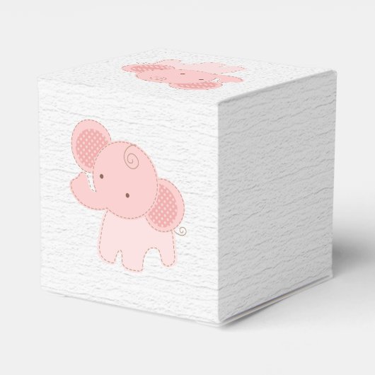 美しいベビーピンクゾウ フェイバーボックス (裏面サイド)