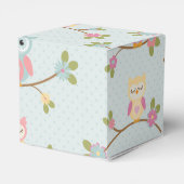 美しいベビーフクロウパターン フェイバーボックス (裏面サイド)