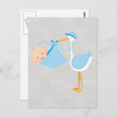 美しいベビーブルーストーク男の子だ! ポストカード (正面/裏面)