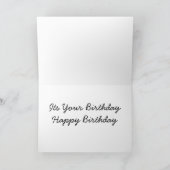 美しいベビーロビン カード (内部)