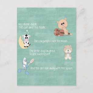 美しいベビー子供部屋ライム ポストカード