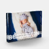 美しいベビー統計（名前あり） フォトブロック (左)