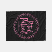 美しいベビー花びらパトロールグラフィックアイディア フリースブランケット (正面(横))