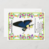 美しいベビー蝶の画像 ポストカード (正面/裏面)
