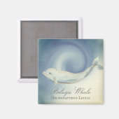 美しいベルガホエールデルフィナプテラス・ルーカス マグネット (正面/裏面)