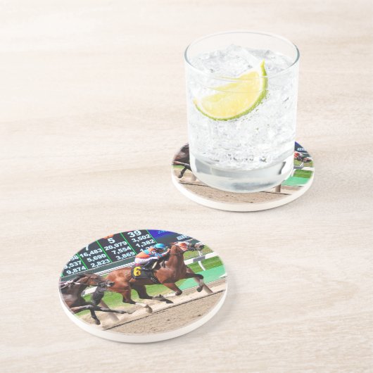 美しいベルモントパーク競馬場からの競争 コースター (側面)