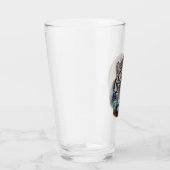 美しいベンガルタイガー顔フォトグラス タンブラーグラス (右)