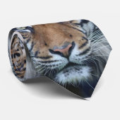 美しいベンガルタイガー顔写真 ネクタイ (ロール)