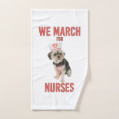 美しいベンガルタイガー顔写真 バスタオルセット (ハンドタオル)