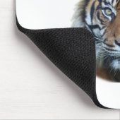 美しいベンガルタイガー顔写真 マウスパッド (コーナー)