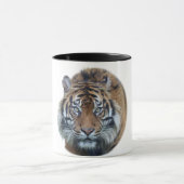 美しいベンガルタイガー顔写真 マグカップ (中央)