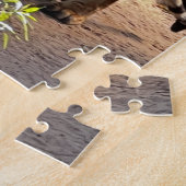 美しいベンガルタイガー ジグソーパズル (側面)