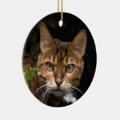 美しいベンガル猫 セラミックオーナメント (右)