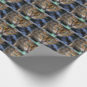 美しいベンガル猫 ラッピングペーパー (角)