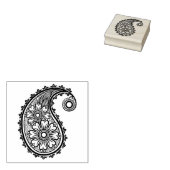 美しいペイズリースクラップブック作り ラバースタンプ (押印)