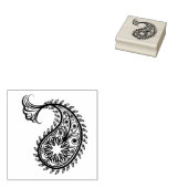 美しいペイズリースクラップブック作り ラバースタンプ (押印)