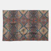 美しいペルシャの古いパターンコレクシモダンョン キッチンタオル (横)