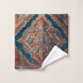 美しいペルシャの古いパターンコレクシモダンョン バスタオルセット (ウォッシュタオル)