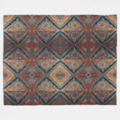 美しいペルシャの古いパターンコレクシモダンョン フリースブランケット (正面(横))