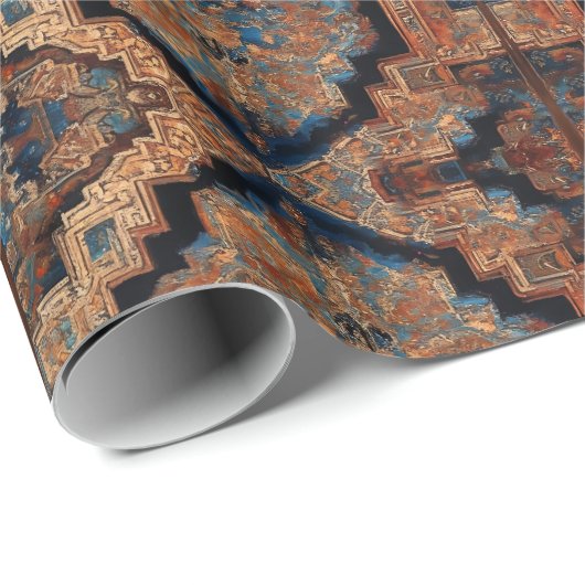 美しいペルシャの古いパターンコレクシ人気があるョン ラッピングペーパー (ロールコーナー)