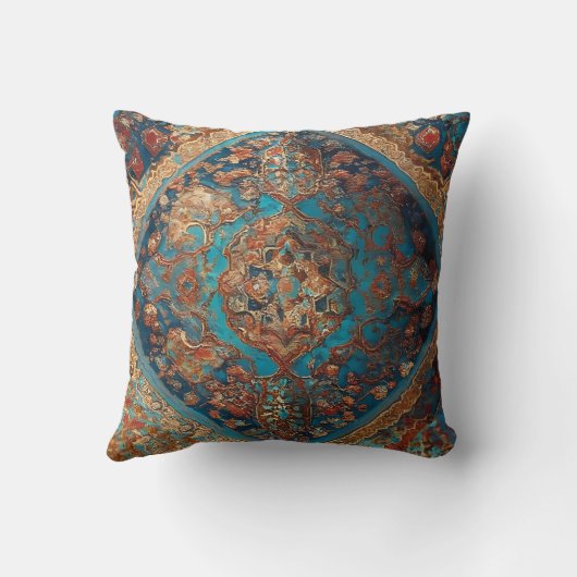 美しいペルシャの古いパターントレンディーコレクション クッション (裏面)