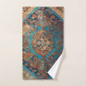 美しいペルシャの古いパターントレンディーコレクション バスタオルセット (ハンドタオル)