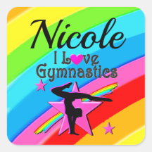 美しいペルソナライズ私は体操デザイン