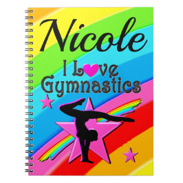 美しいペルソナライズ私は体操デザイン ノートブック