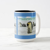 美しいペンギン聖なる書物、 経典1ヨハネ4:16 ツートーンマグカップ (正面右)