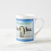 美しいペンギン聖なる書物、 経典1ヨハネ4:16 ボーンチャイナマグカップ (右)