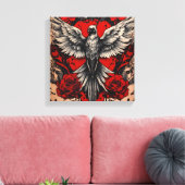 美しいペンティング キャンバスプリント (インサイチュ (リビング))