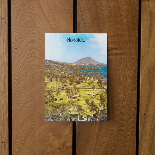 美しいホノルルオアフ風景旅行 ポストカード