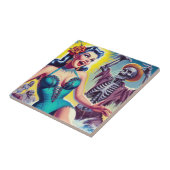 美しいホラーガール タイル (側面)