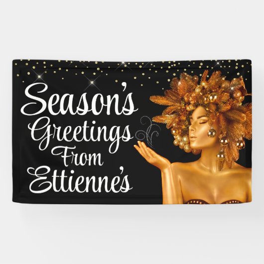 美しいホリデーバナー 横断幕 (横)