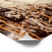 美しいホワイトカボチャ秋の草原 ポスター (コーナー)