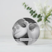 美しいホワイトカラリライスフラットカード (スタンド正面)