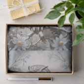 美しいホワイトスノーウィークフクロウ冬テーマ 薄葉紙 (ギフト)