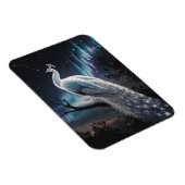 美しいホワイトピーコックオーロラボレアリスシーニック マグネット (右側)