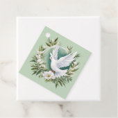 美しいホワイトピース鳩 フェイバータグ (インサイチュ)