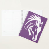 美しいホワイトホースウィークリー/月ごとのプランナー プランナー手帳 (ディスプレー)