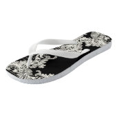 美しいホワイトレースエレガント ビーチサンダル (アングル)