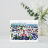 美しいホンジュラスパノラマビュー ポストカード (スタンド正面)