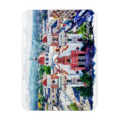 美しいホンジュラスパノラマビュー マグネット (縦)