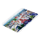 美しいホンジュラスパノラマビュー マグネット (左側)