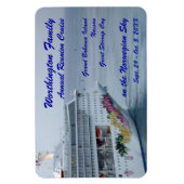 美しいボウカスタムーのクルーズマグネット マグネット (縦)